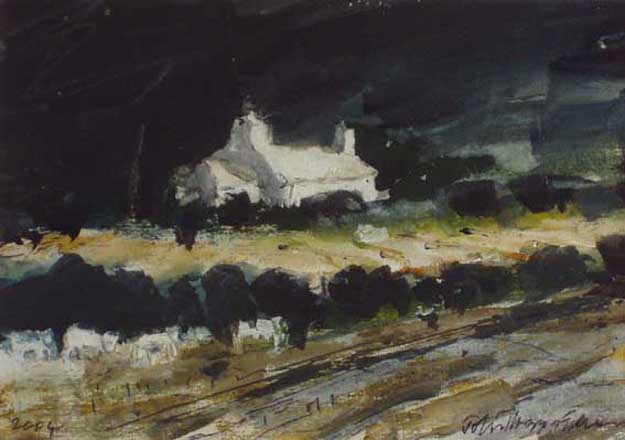 Watch Cottage over the Fields - John Knapp-Fisher 